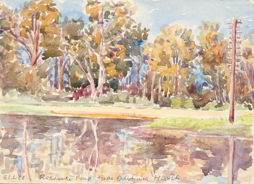 G L Lee - Roadside Pond near Oldham