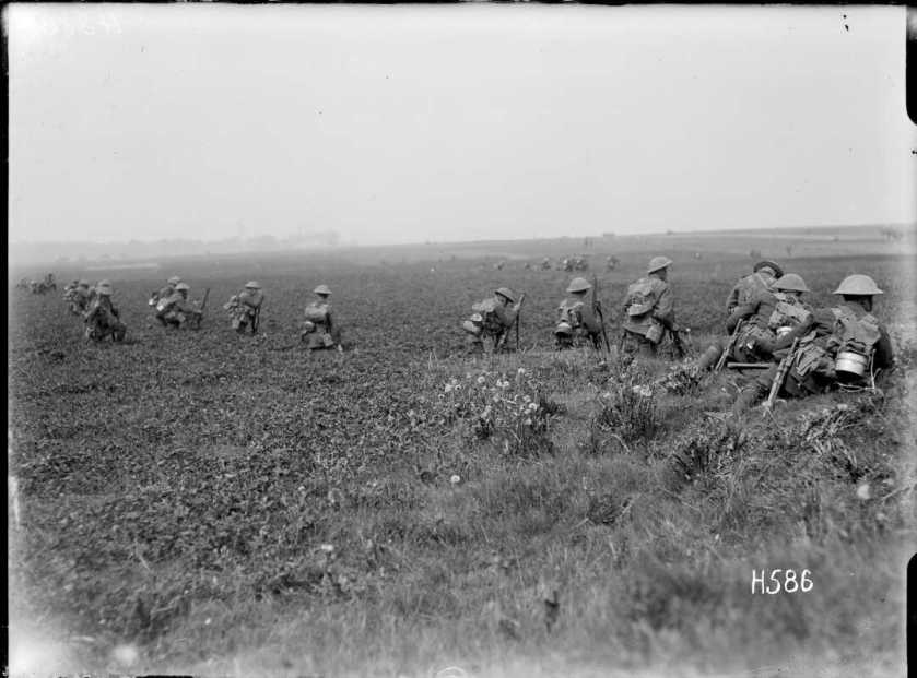 nlnzimage 1-2 013197-G NZ troops training, 11 May 1918